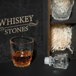 Подарунковий набір віскі Whiskey Stones №12 у дерев'яному пеналі - графин + склянки Dedalo - мініатюра 6