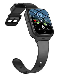 Дитячий смарт годинник Lemfo K7L з сім картою, GPS трекером, 4G LTE, пульсометром, термометром, датчиком зняття з руки, крокоміром та прослуховуванням Чорний - мініатюра 4
