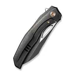 Ніж складаний туристичний WE Knife Ignio Mystery Box, (8.4 см) CPM 20CV / титан 6AL4V чорний - мініатюра 5