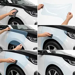 Антигравійна захисна бронеплівка за лекалами для BMW i3 I01 2013-2022 - повний кузов - мініатюра 2