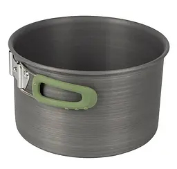 Набор посуды Bo-Camp Explorer 4 Pieces Hard Anodized Grey/Green (2200244) (DAS301407) - миниатюра 10