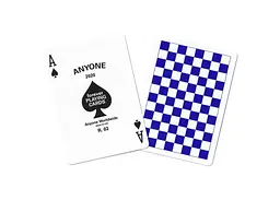 Карти для фокусів United States Playing Card Company Anyone Forever Checkerboards R2 (blue) (PC_AFCR2) - мініатюра 2