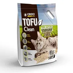 Наповнювач для котячого туалету Тофу Croci TOFU Clean 10 л