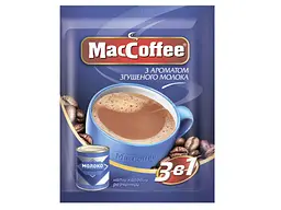 Напій MACCOFFEE 360г розчинний 3 в 1 Згущене молоко