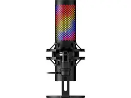 Мікрофон для ПК/для стрімінгу, подкастів HyperX QuadCast 2 S Black RGB (9A273AA) - мініатюра 4