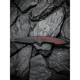 Ніж складаний туристичний Civivi Hypersonic, (9.4 см) 14C28N / Steel & G10 чорно-бордовий - мініатюра 17