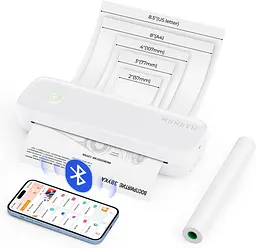 Портативний A4 Bluetooth термопринтер USB-C без чорнил для смартфонів та ПК