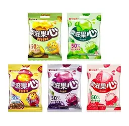 Китайські жувальні цукерки Orion Peelable Passion Fruit Flavor Gummy Candy Маракуя 17г - мініатюра 6