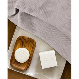 Набір рушників Cosas Cube Coffe & Cube White 2 шт. (SetTowel_95-SqCoffe_130-SqWhite) - мініатюра 4