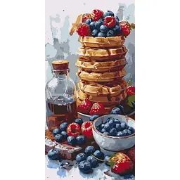 Картина за номерами "Солодкі вафлі" Art Craft 12035-AC 40x80 см