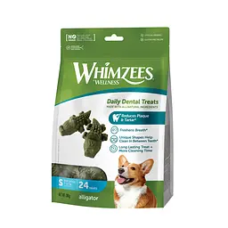 Ласощі Whimzees Alligator для собаку формі Алігатора S 24 шт.