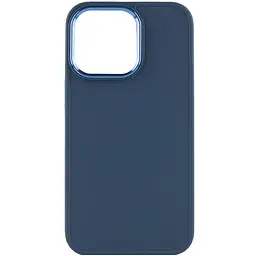 TPU чохол Bonbon Metal Style для Apple iPhone 14 Pro Max (6.7) Синій / Denim Blue - мініатюра 2