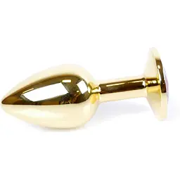 Анальна пробка Boss Of Toys Boss Series - Jewellery Gold Plug Black S, BS6400020, Золотий / Чорний - мініатюра 6