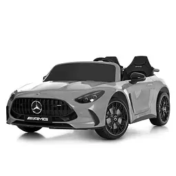 Дитячий електричний автомобіль Bambi Mercedes-Benz 24V двомісний до 50 кг Сірий (DE-169-E-987)