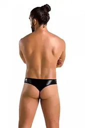 Сексуальні чоловічі стрінги Passion 033 Thong Paul L/XL чорний - мініатюра 3