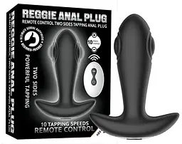 Анальна вібро пробка Dual tapping anal plug Boss Series 56-2030 103416 - мініатюра 1