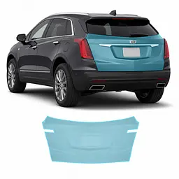Антигравійна захисна бронеплівка за лекалами для Cadillac XT5 I facelift 2020- зона кришки багажника