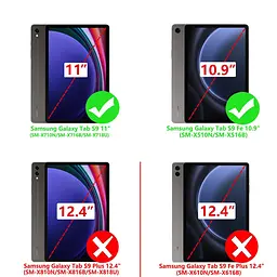 Чохол-книжка BeCover Flexible TPU Mate для Samsung Galaxy Tab S9 (SM-X710/SM-X716)/S9 FE (SM-X510/SM-X516B) Graffiti (712534) - мініатюра 2
