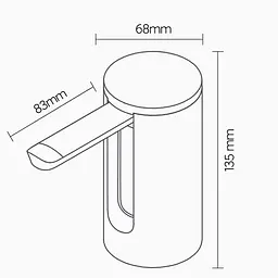 Автоматична помпа для води Xiaolang Foldable Water Pump (XD-ZDSSQ01) - мініатюра 6