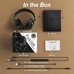 Навушники OneOdio Fusion A70 Black (A70 Black) - мініатюра 4