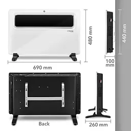 Конвектор Trotec TCH 1510 E 1500W White (1410000529) - мініатюра 2