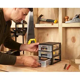 Ящик Stanley Essential S вертикальний з 3 висувними секціями пластмасовий 21.5x15.1x18.9 см (STST40710-1) - мініатюра 5