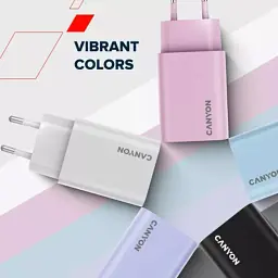 Зарядний пристрій Canyon 30CL OnCharge USB-C PD30W Purple (CNE-CHA30CLPU) - мініатюра 8