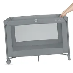 Дитяче ліжечко-манеж Lionelo Amelie Grey Concrete (LO-AMELIE GREY CONCRETE) - мініатюра 4