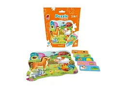 Пазли VLADI TOYS "2 in 1. Farm" RK1140-05 - мініатюра 2