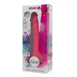 Фалоімітатор Alive Adam S 18 см фуксія - мініатюра 3