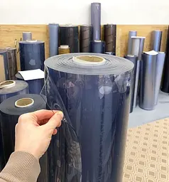 М'яке скло у рулонах Soft Glass Силіконова скатертину для меблів Шир.1.2 м - 10м (товщина 2.0 мм) Прозоре - мініатюра 3