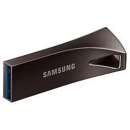 Флеш-накопичувач Samsung USB3.1 128GB Bar Plus Black (MUF-128BE4/APC) - мініатюра 3