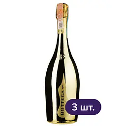 Вино ігристе Bottega Gold Prosecco Brut DOC біле брют 11% 2.25 л (3 шт. х 0.75 л)