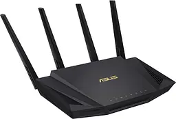 Бездротовий маршрутизатор Asus RT-AX58U V2 (90IG06Q0-MO3B00) (WiFi6 AX3000 4 антени) - мініатюра 5