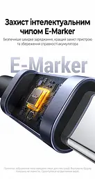 Кабель UGREEN L529 USB-C - USB-C PD 100 Вт з дисплеєм 2 м чорно-сірий (65863) - мініатюра 7