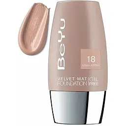 Тональний крем BeYu Velvet з матуючим ефектом відтінок 18 (Honey Chiffon) 30 мл - мініатюра 2