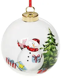 Набір керамічних куль "З Новим роком", 4 штуки Bona 8,2х8х9,7 см dec0008437