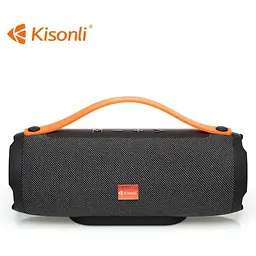 Портативна колонка ретро Kisonli M3 Bluetooth 1200 mAh 10 Вт Black - мініатюра 3