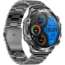 Смарт-годинник Uwatch Smart Turbo Power Steel 2 ремінці сріблястий (3255) - мініатюра 4