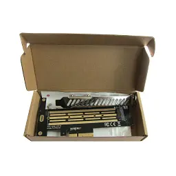 Контролер Dynamode M.2 SSD NVMe M-Key to PCI-E 3.0 x4/ x8/ x16, full profile br (PCI-Ex4- M.2 M-key) - мініатюра 3