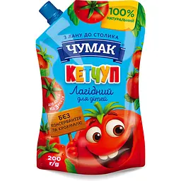 Кетчуп Чумак Лагідний для дітей ДП 200 г