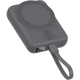Зовнішній акумулятор Proove Neutron 22.5W 10000mAh бездротовий павер банк (PBNE22022203) сірий