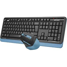 Комплект (клавіатура+миша) A4Tech FGS1035Q USB Navy Blue - мініатюра 2