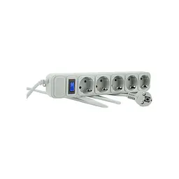 Мережевий фільтр живлення Merlion 5 розеток, 3 м (G530) - мініатюра 2
