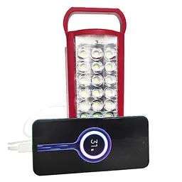 Переносной аварийный аккумуляторный LED фонарь Almina 2606L для дома и кемпинга, с Power Bank - миниатюра 3