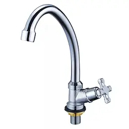 Монокран для раковини, хром Wezer JIK14-102, Хром
