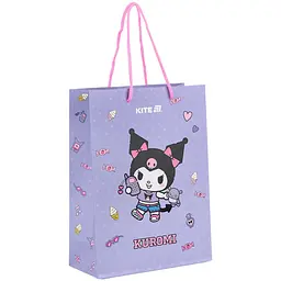 Набір паперових подарункових пакетів Kite Kuromi Кошенятко Куромі 18х24 см 5 шт. (HK25-265-2)