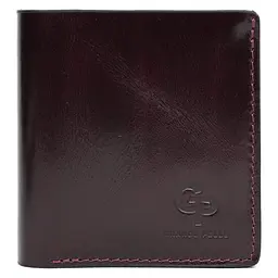 Портмоне Lettera з монетницею, бордовий Алькор. GRANDE PELLE 10х10х2.5 см acs0032091