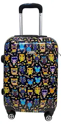 Валіза Worldline Airtex 809/black_hibou різнокольоровий розмір маленький S - мініатюра 7