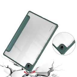 Чохол TPUCristal SlimTPU Spen holder Samsung Galaxy Tab A9 Plus SM X210 X215 X216 Темно-зелений - мініатюра 3